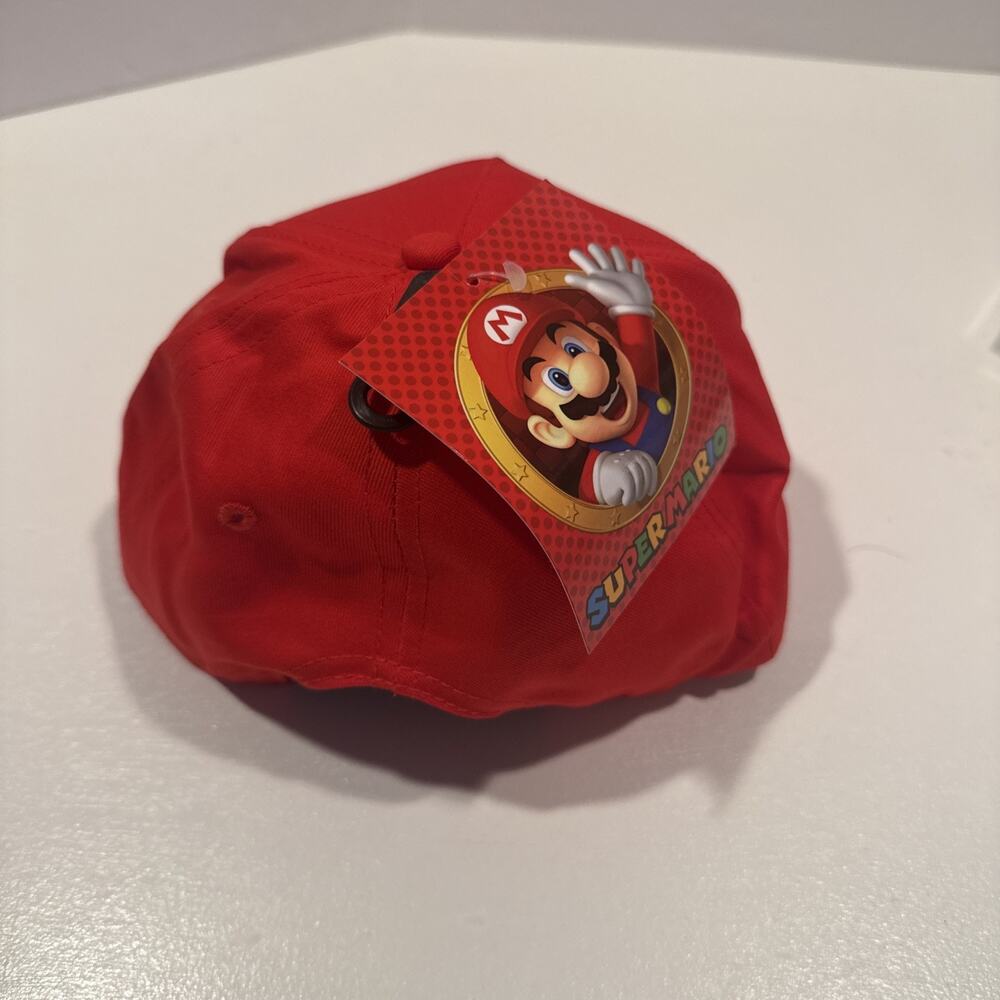 Nintendo Super Mario Red Cosplay Snapback Hat Cap Official Cappy New with Tags - Picture 3 of 4
